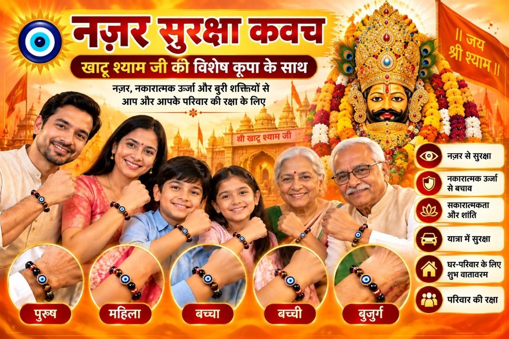 नज़र सुरक्षा कवच खाटू श्याम जी की विशेष कृपा के साथ - परिवार की रक्षा